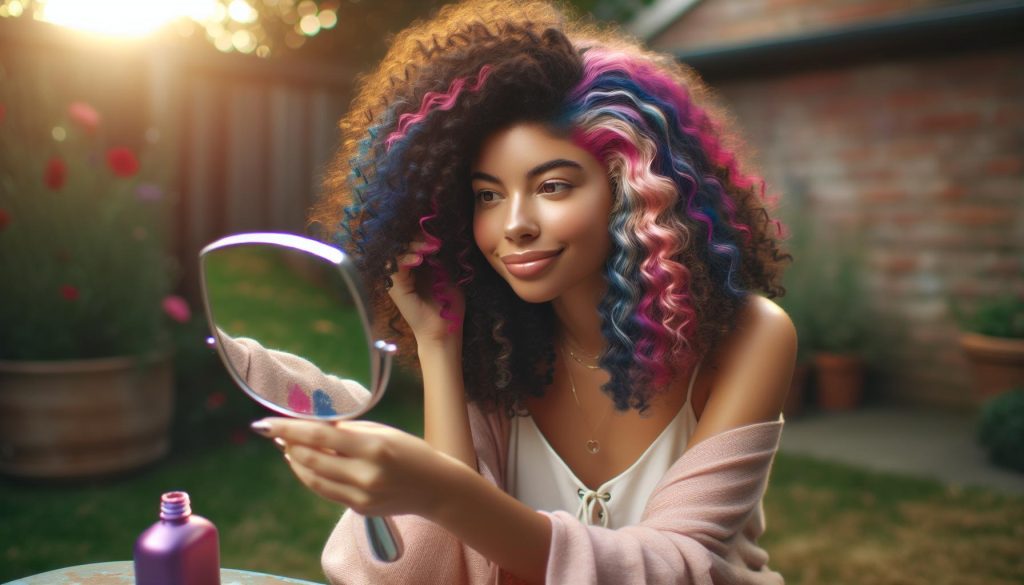 Curlsmith Hair Makeup Reviews: Temporary Color That Washes Out