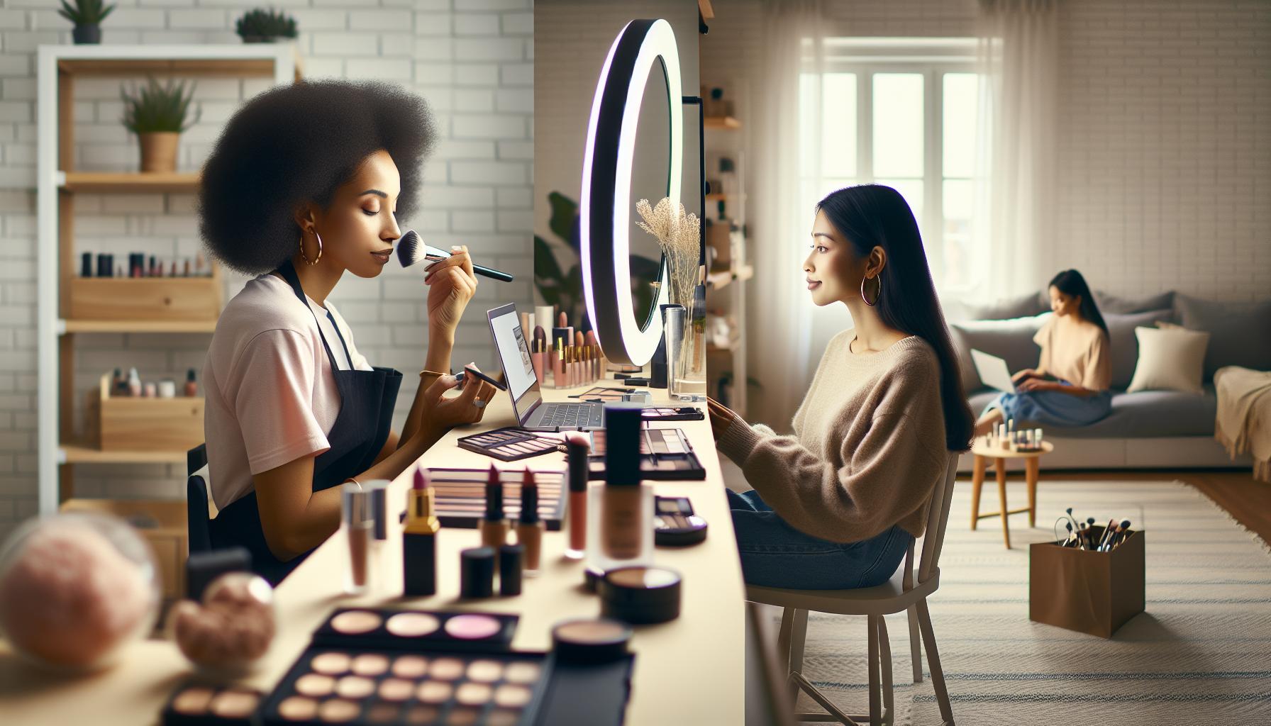 Comparing In-Store vs. Virtual Makeup Appointments