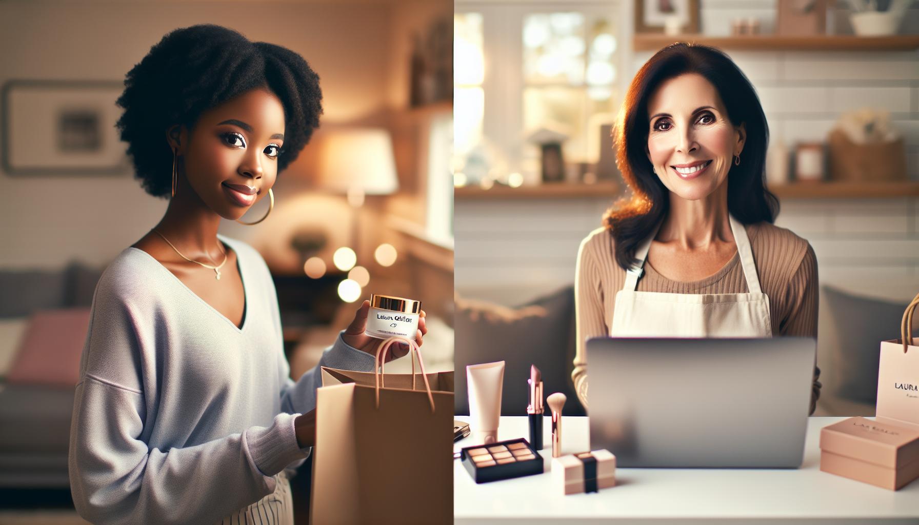 Comparing Online vs In-Store Shopping for Laura Geller