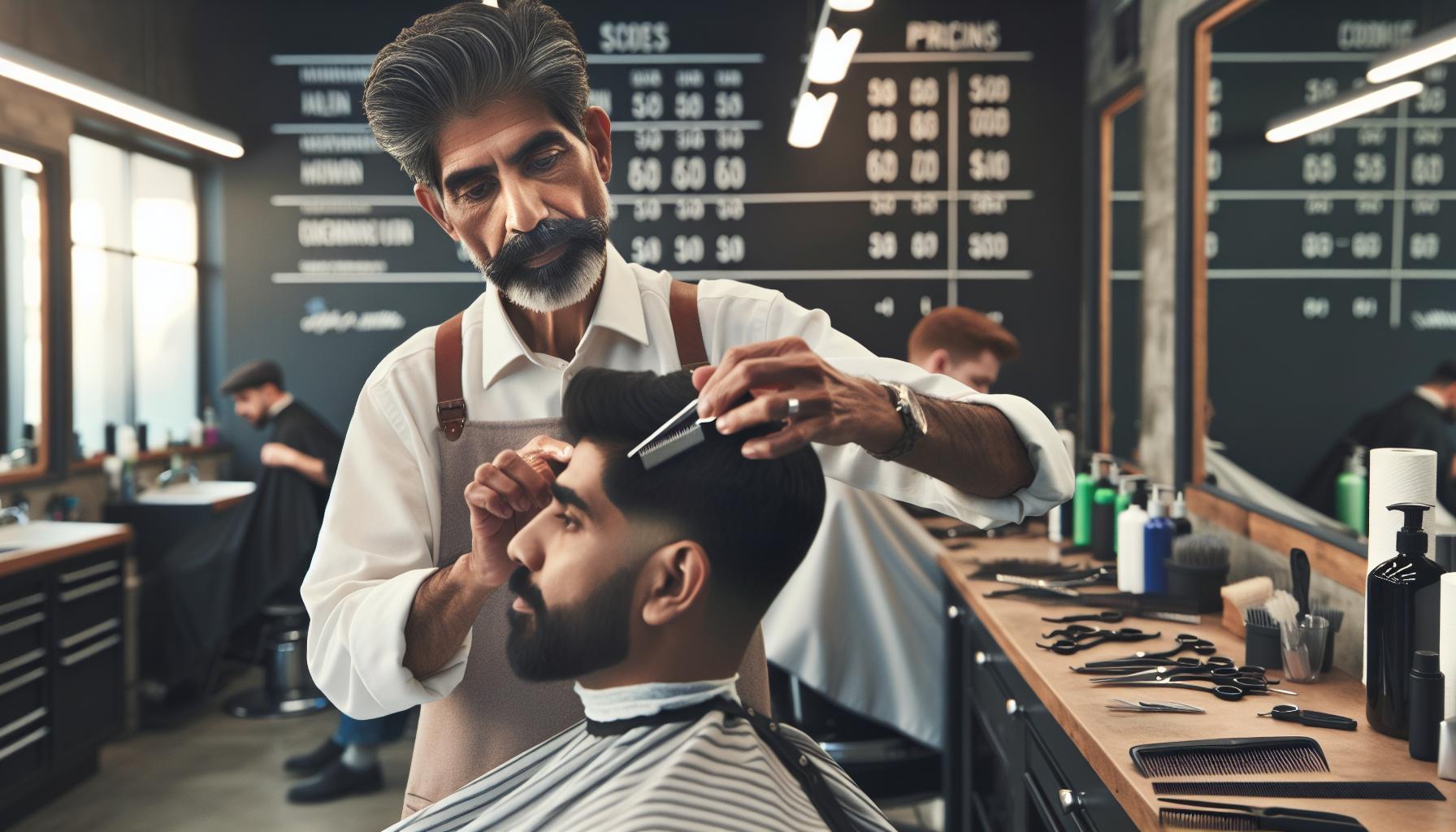 Factors Influencing a Barber's Monthly Income