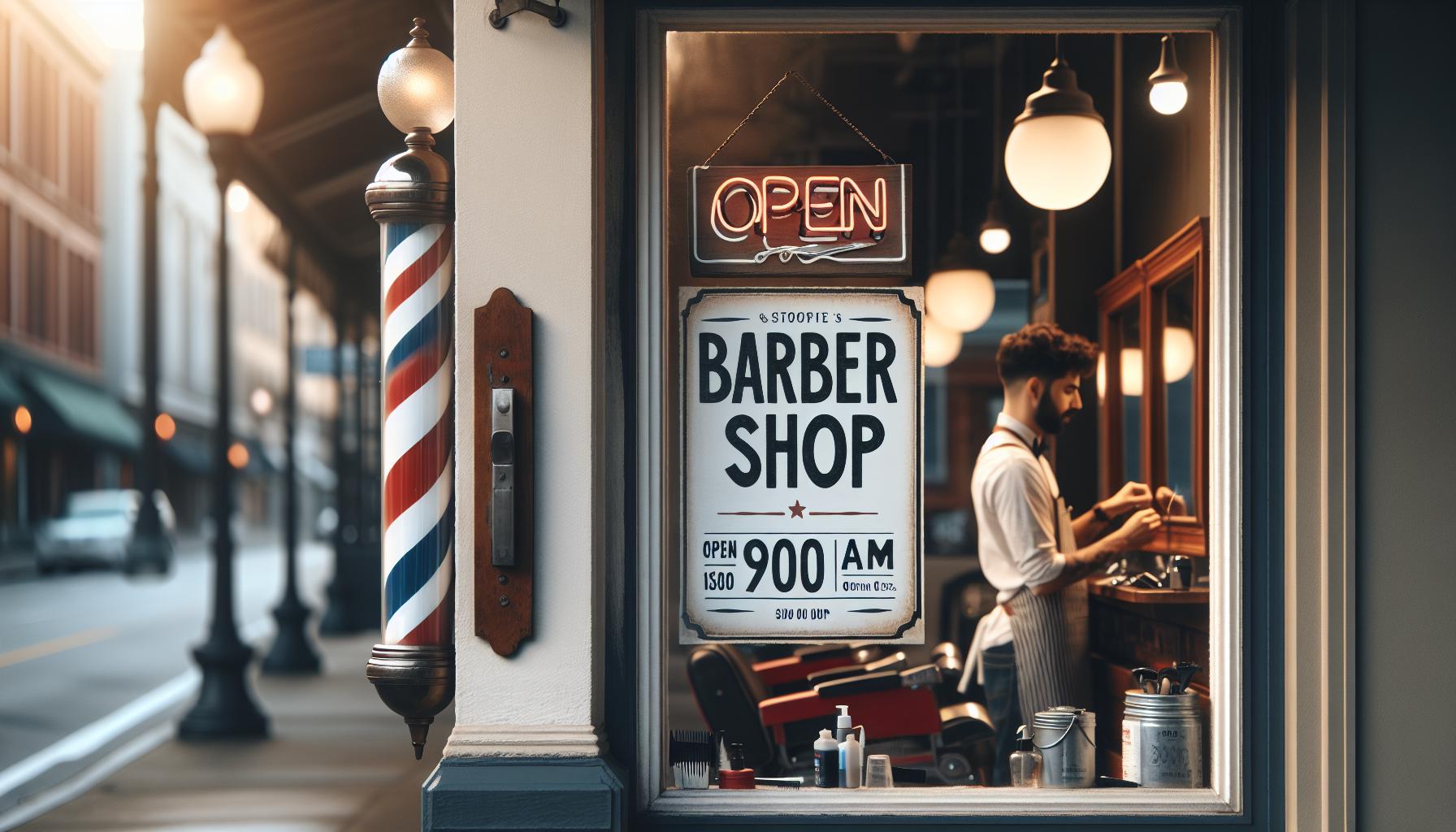 What Hours Do Barber Shops Typically Open?