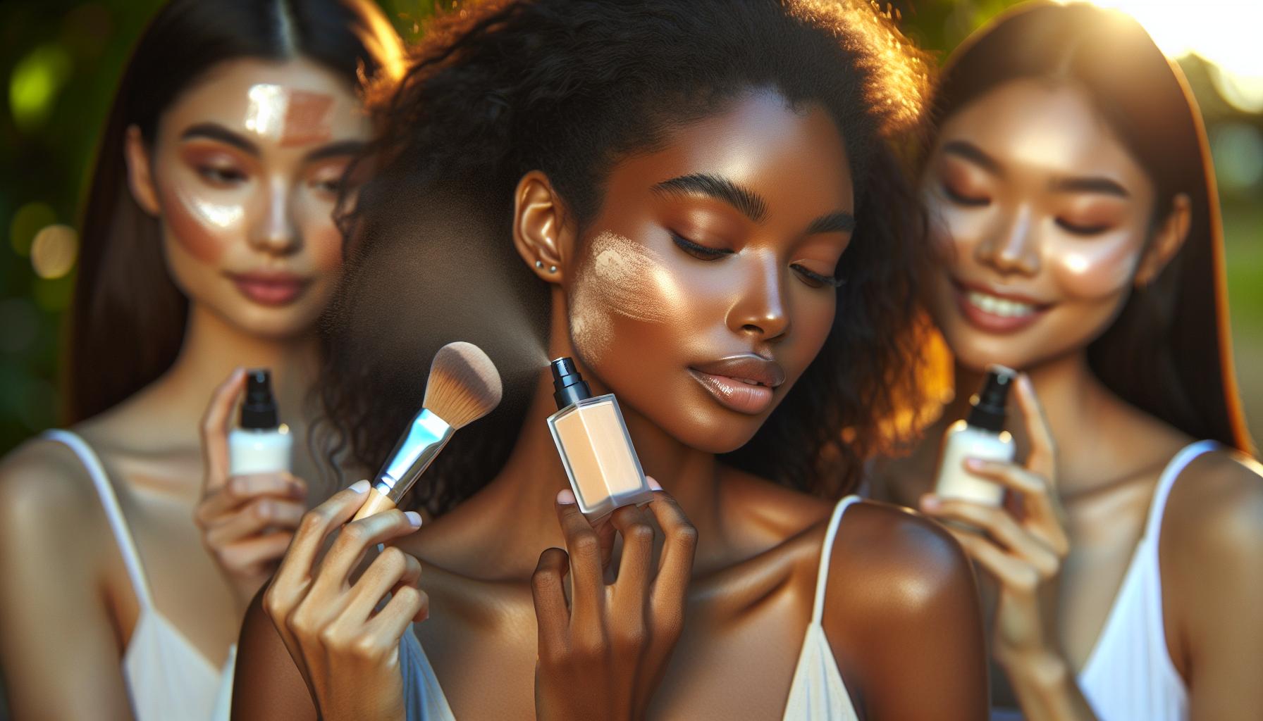 How to Apply Sunscreen Over Makeup Without Ruining Your Look 2 Setting Sprays and Powders: Your SPF Allies