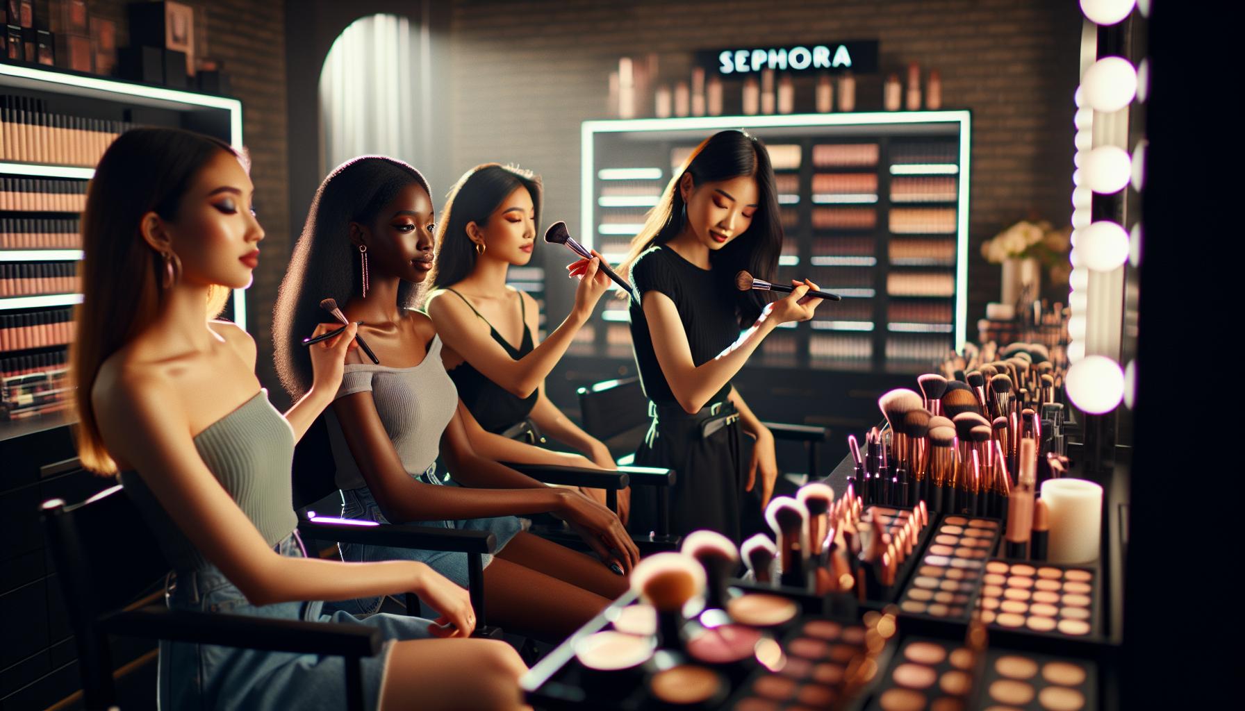 Types of Makeup Services Offered by Sephora