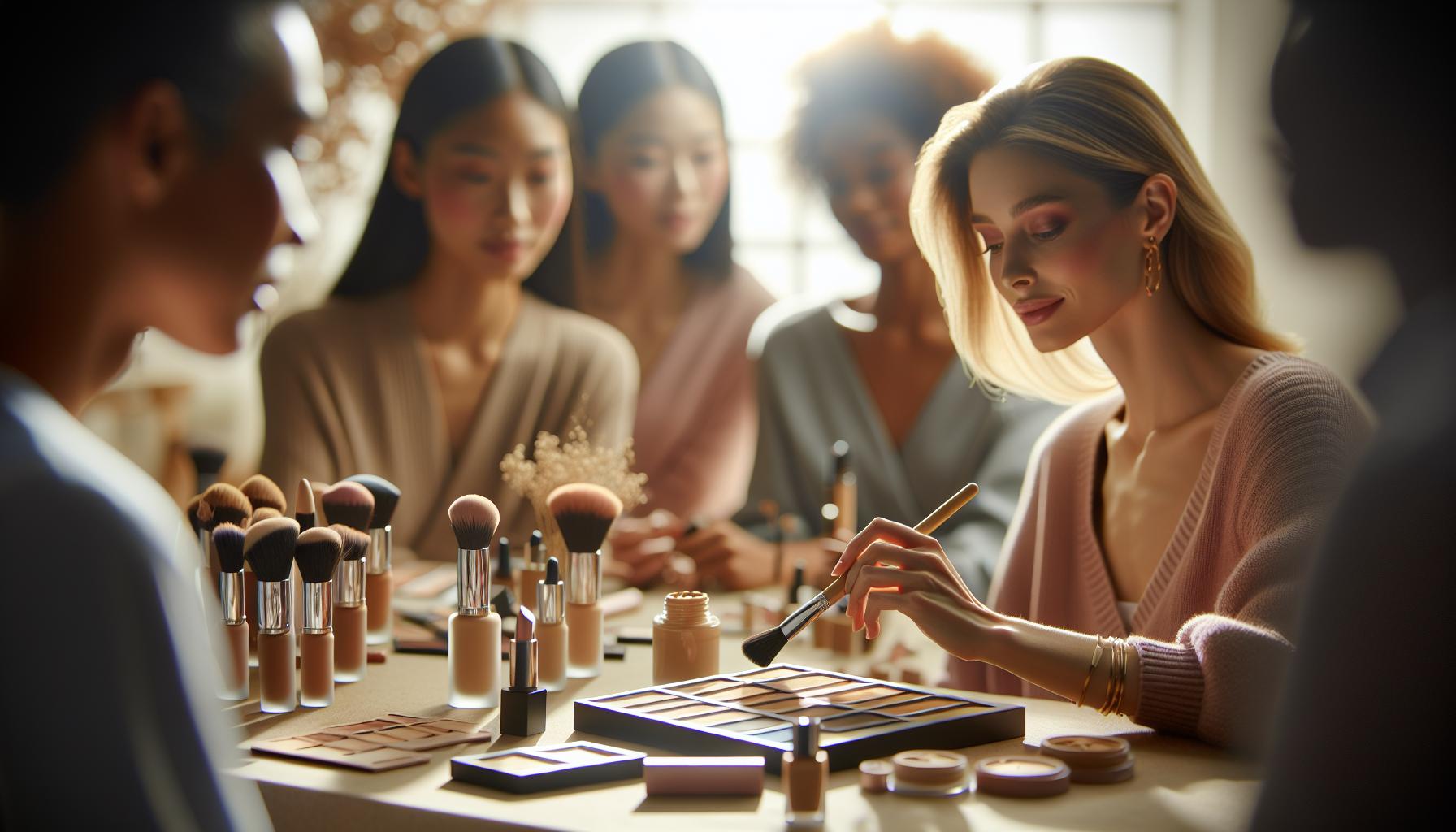 Color Theory and Skin Tone Matching for HD Foundation