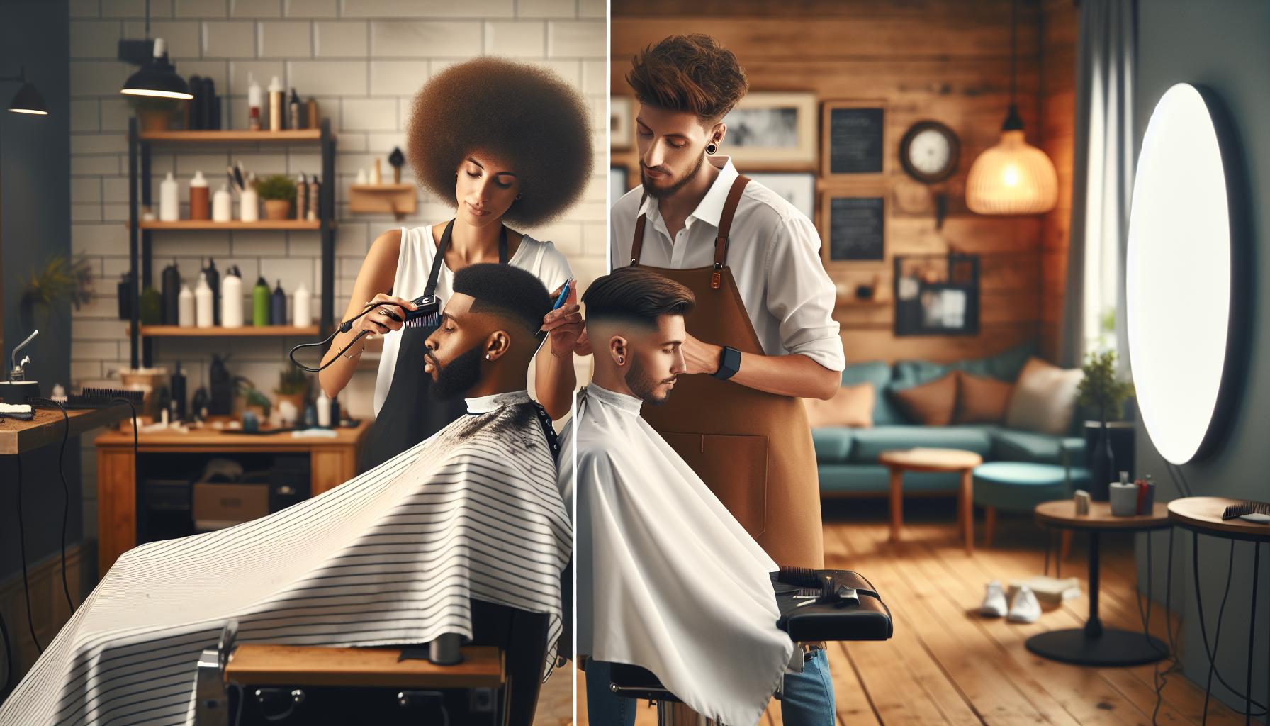 Comparison of Barbershop Employment vs. Freelancing